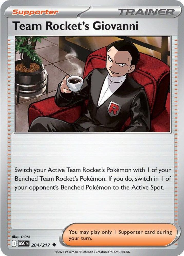 Team Rocket's Giovanni 204  ME Ascended Heroes - Uncommon