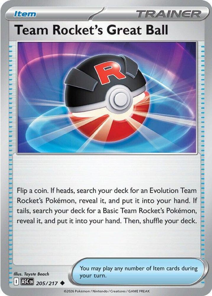 Team Rocket's Great Ball 205  ME Ascended Heroes - Uncommon