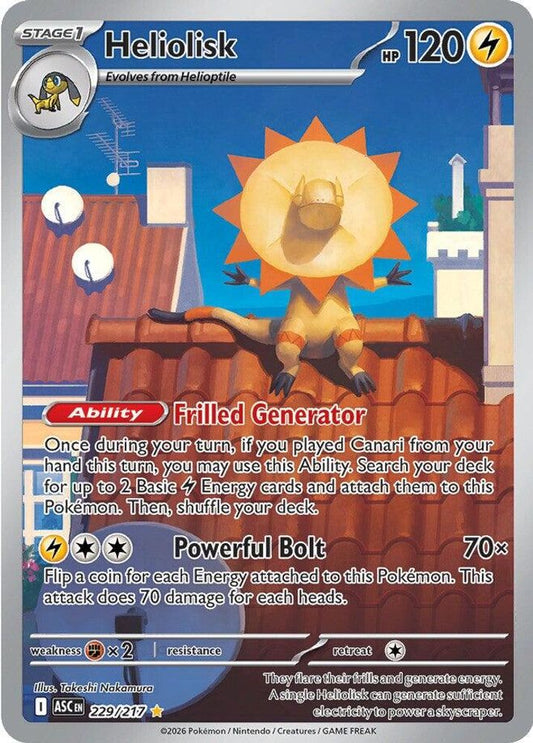 Heliolisk 229/217  - Holofoil ME Ascended Heroes - Illustration Rare