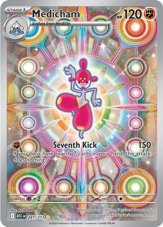 Medicham 241/217  - Holofoil ME Ascended Heroes - Illustration Rare