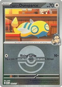 Larry's Dunsparce (Poke Ball) 163  - Reverse Holofoil ME Ascended Heroes - Common