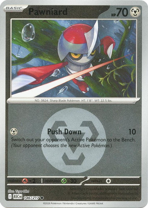 Pawniard (Energy Symbol Pattern) 146  - Reverse Holofoil ME Ascended Heroes - Common