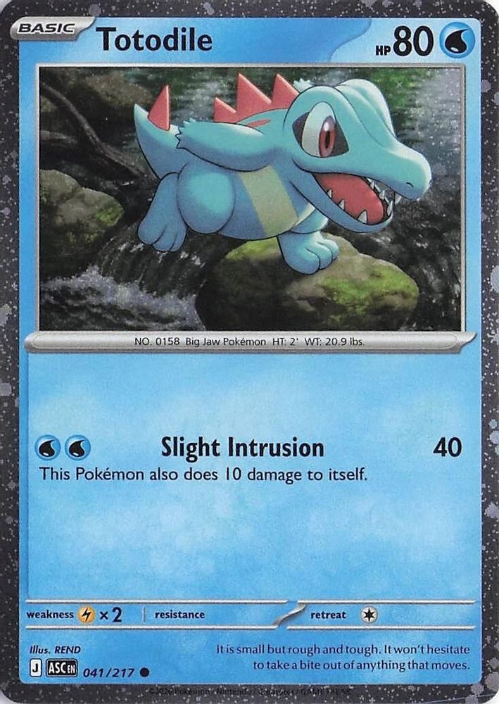 Totodile (Cosmos Holo) 041  - Holofoil Miscellaneous Cards & Products - Common