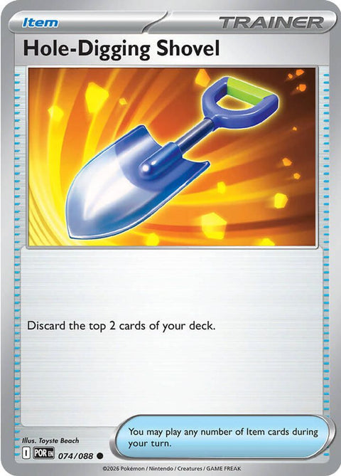 Hole-Digging Shovel 074  ME03 Perfect Order - Common