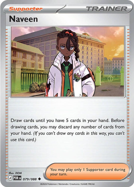 Naveen 079/088  - Reverse Holofoil ME03 Perfect Order - Uncommon