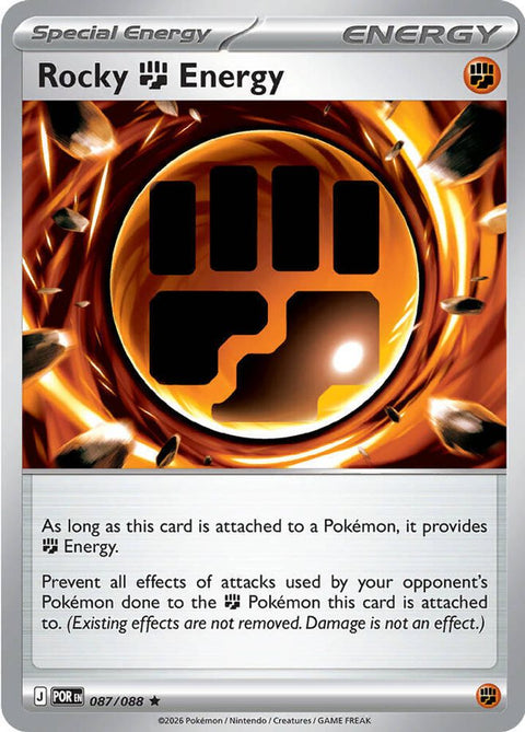 Rocky Fighting Energy 087  - Holofoil ME03 Perfect Order - Rare