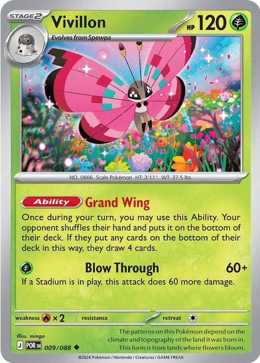 Vivillon 009  ME03 Perfect Order - Uncommon