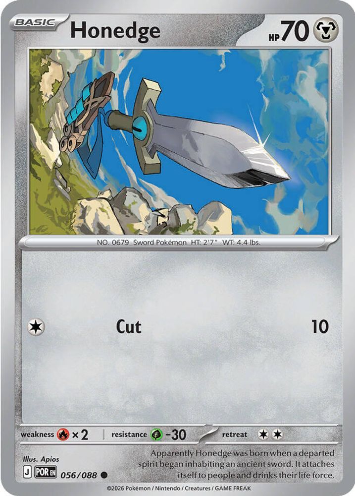 Honedge 056  - Reverse Holofoil ME03 Perfect Order - Common