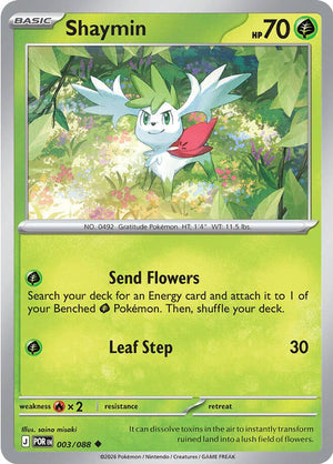 Shaymin 003  - Reverse Holofoil ME03 Perfect Order - Uncommon