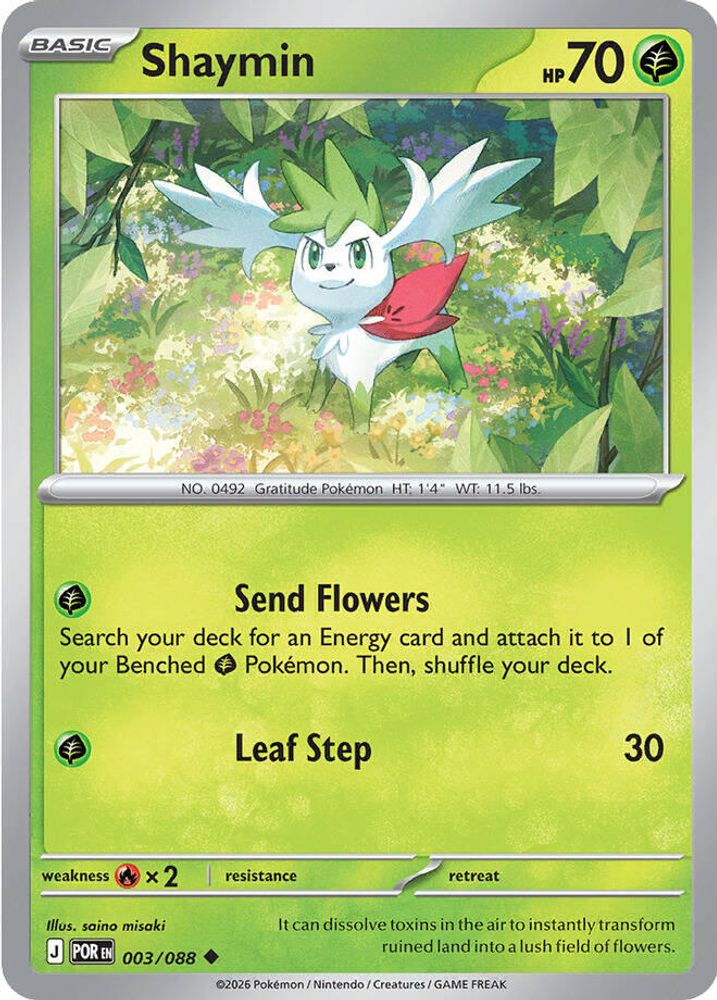 Shaymin 003  ME03 Perfect Order - Uncommon