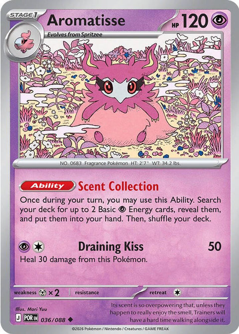 Aromatisse 036  - Reverse Holofoil ME03 Perfect Order - Uncommon
