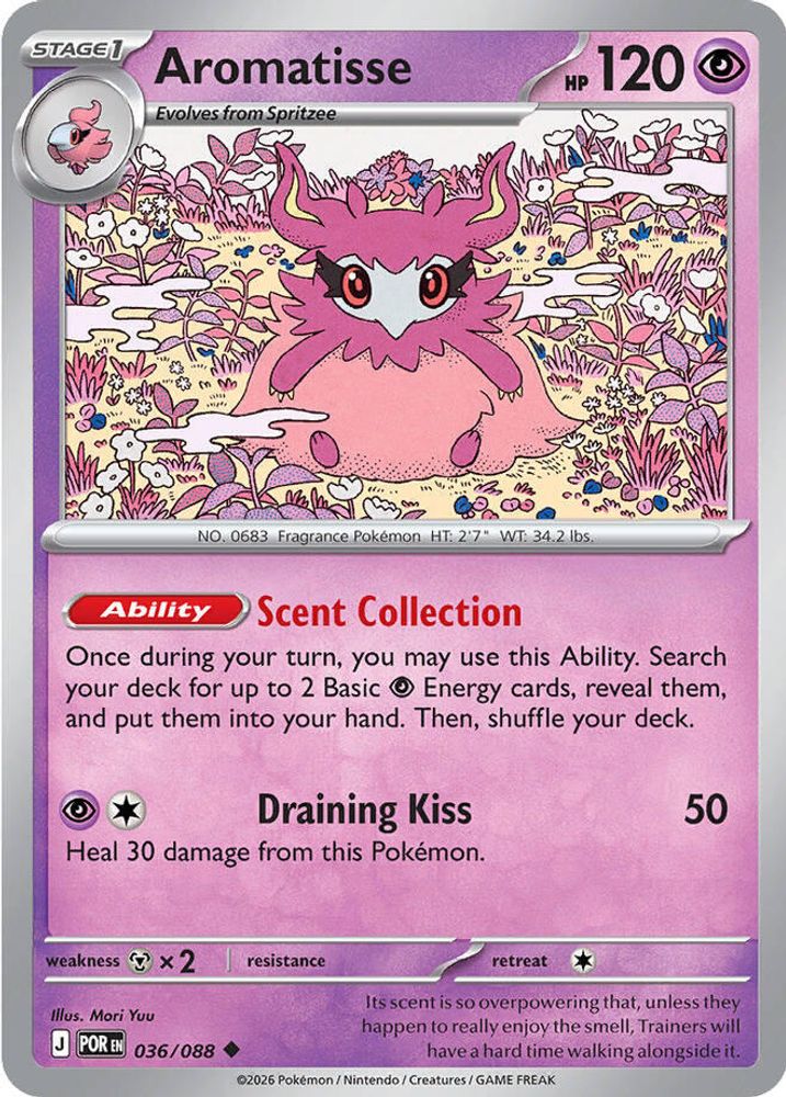 Aromatisse 036  - Reverse Holofoil ME03 Perfect Order - Uncommon
