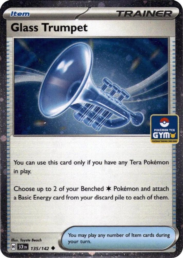 Glass Trumpet (Gym Stamp Asia Exclusive) 135  - Holofoil Miscellaneous Cards & Products - Uncommon