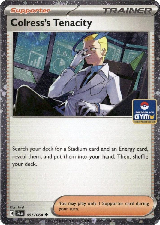 Colress's Tenacity (Gym Stamp Asia Exclusive) 057  - Holofoil Miscellaneous Cards & Products - Uncommon