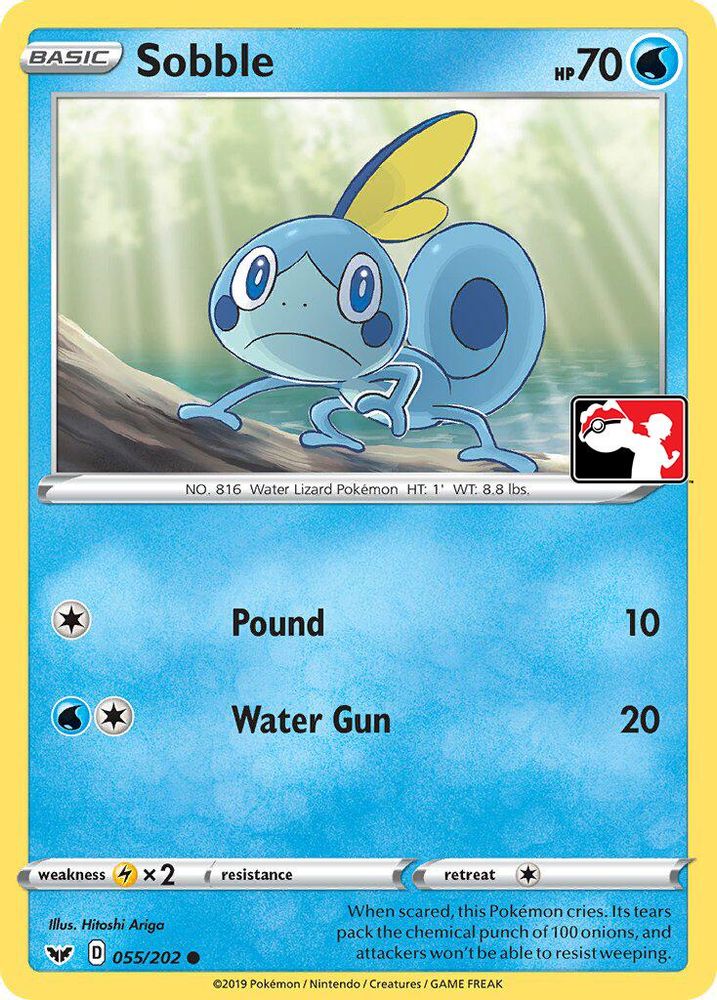 Sobble (Library Exclusive) 055  - Reverse Holofoil Miscellaneous Cards & Products - Common