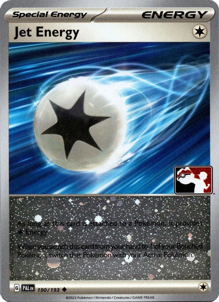 Jet Energy (Cosmos Holo) 190/193  - Reverse Holofoil Prize Pack Series Cards - Uncommon