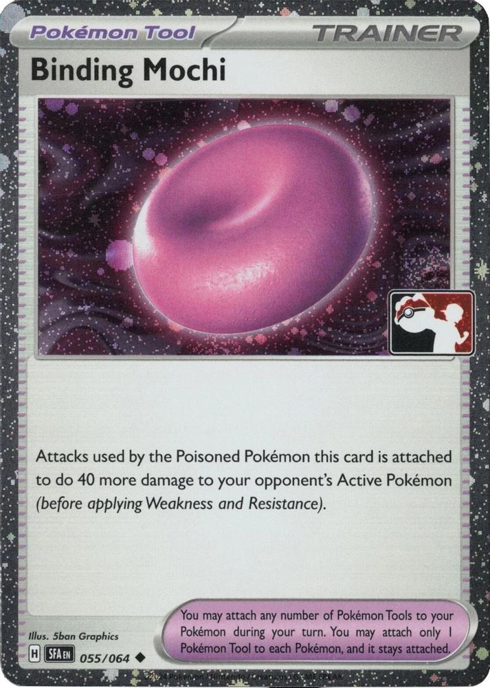 Binding Mochi (Cosmos Holo) 055/064  - Holofoil Prize Pack Series Cards - Uncommon