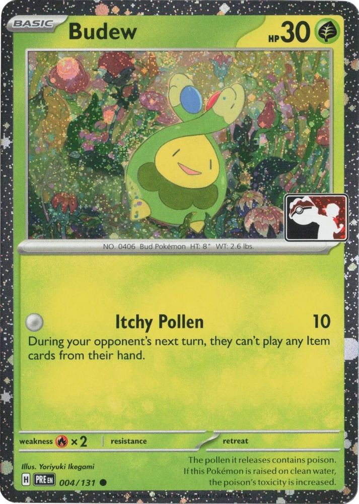 Budew (Cosmos Holo) 004/131  - Holofoil Prize Pack Series Cards - Common