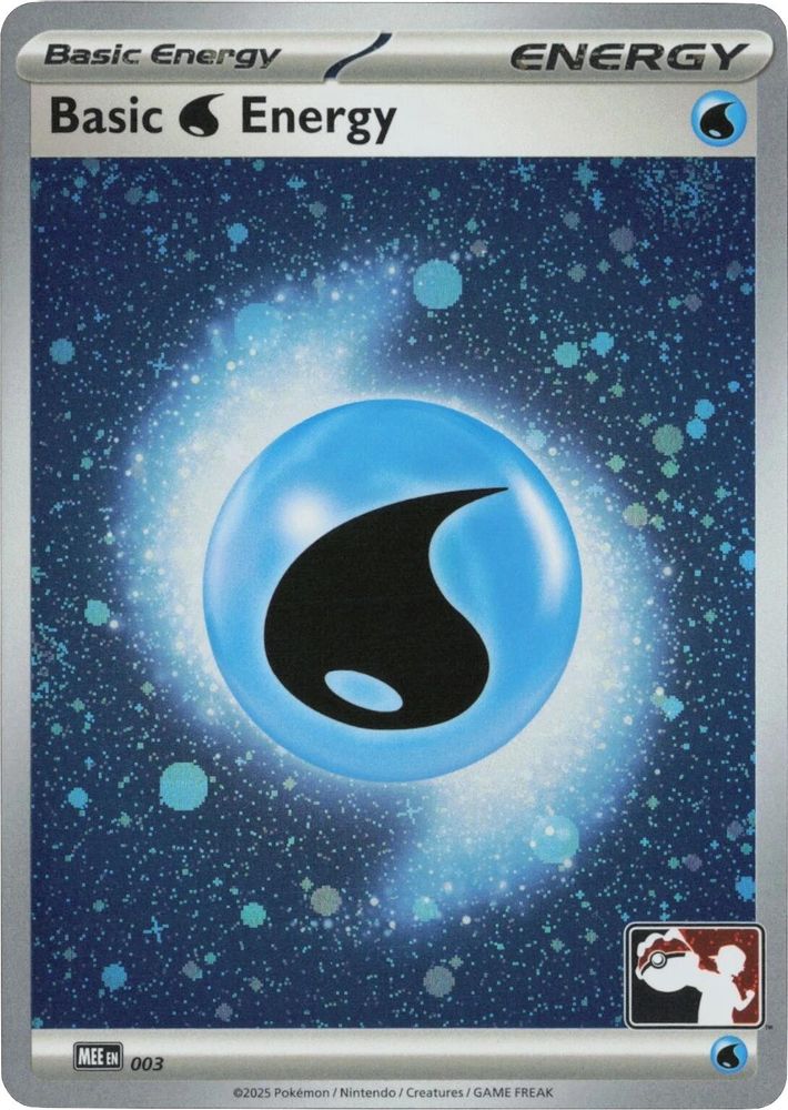 Basic Water Energy (Cosmos Holo) 003  - Holofoil Prize Pack Series Cards - Common