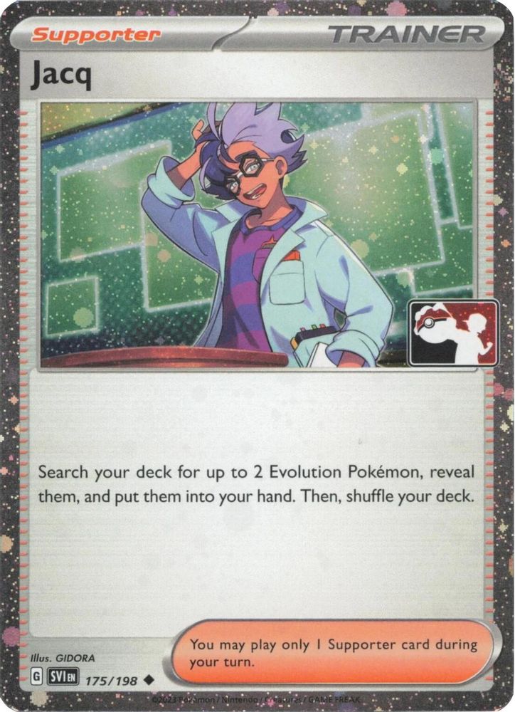 Jacq (Cosmos Holo) 175/198  - Holofoil Prize Pack Series Cards - Uncommon