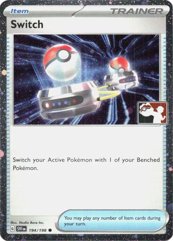 Switch (Cosmos Holo) 194/198  - Holofoil Prize Pack Series Cards - Common