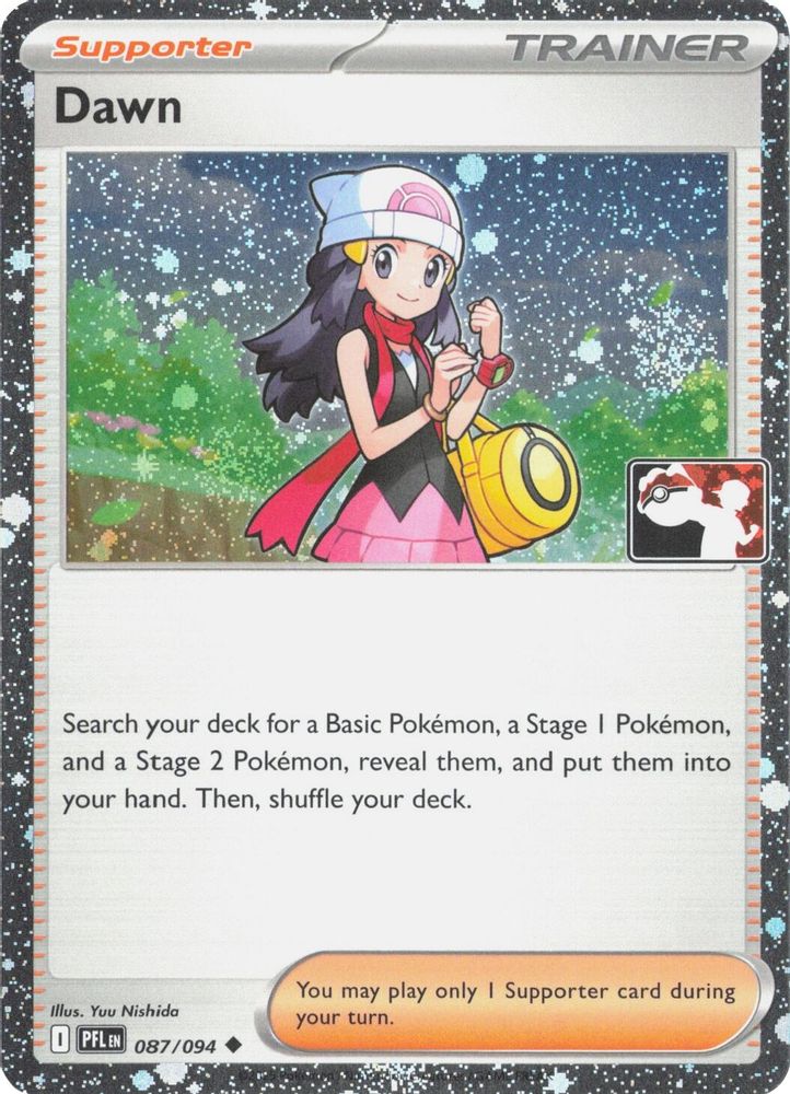 Dawn (Cosmos Holo) 087/094  - Holofoil Prize Pack Series Cards - Uncommon
