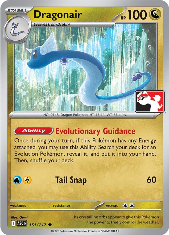 Dragonair 151/217  Prize Pack Series Cards - Uncommon