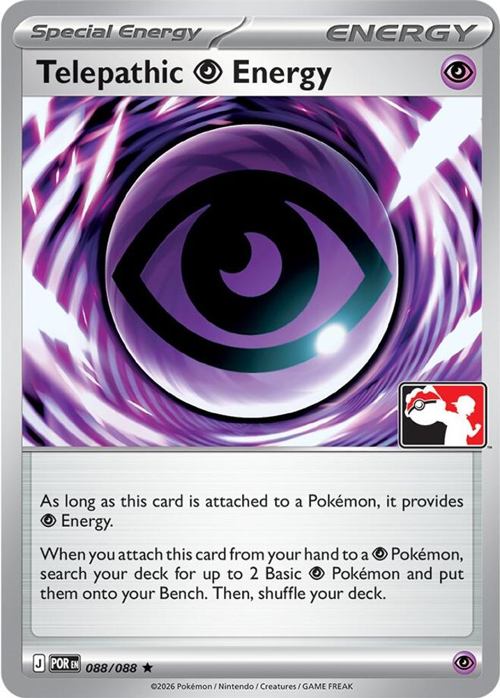 Telepathic Psychic Energy 088/088  Prize Pack Series Cards - Rare