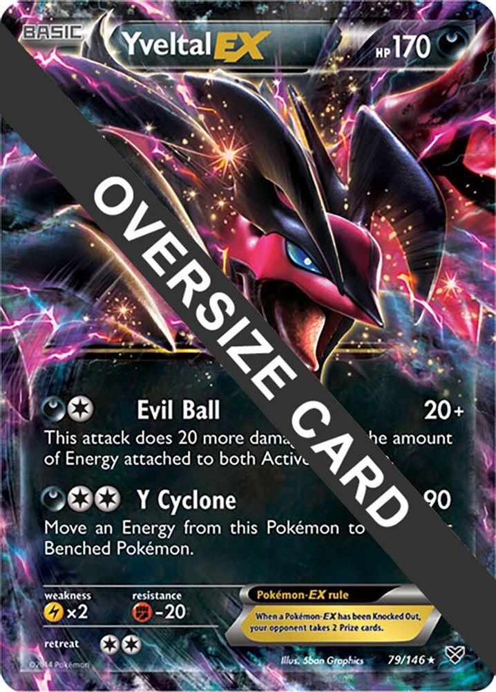 Yveltal EX 079/146  - Holofoil Jumbo Cards - Ultra Rare