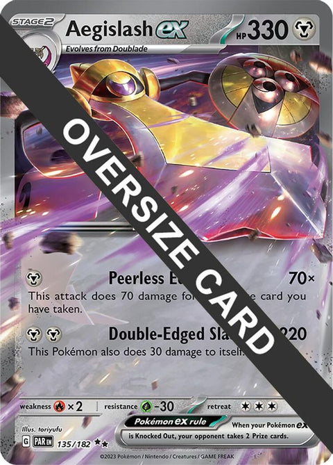 Aegislash ex 135  - Holofoil Jumbo Cards - Double Rare