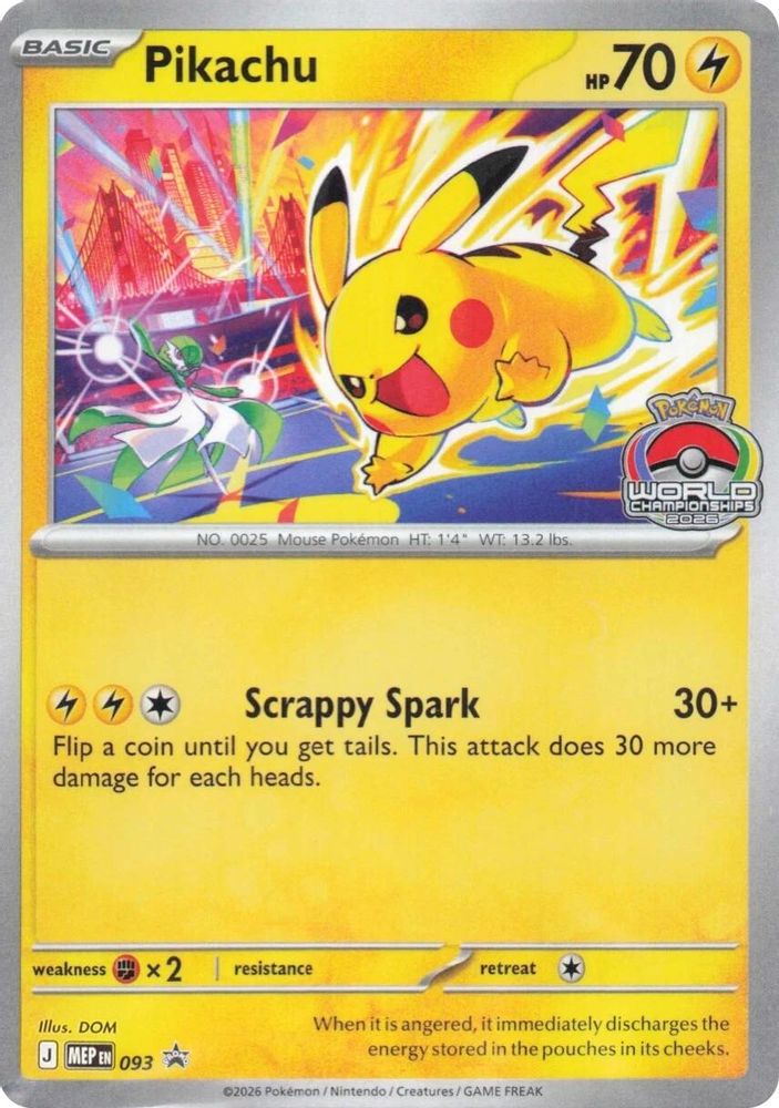 Pikachu 093  ME Mega Evolution Promo - Promo