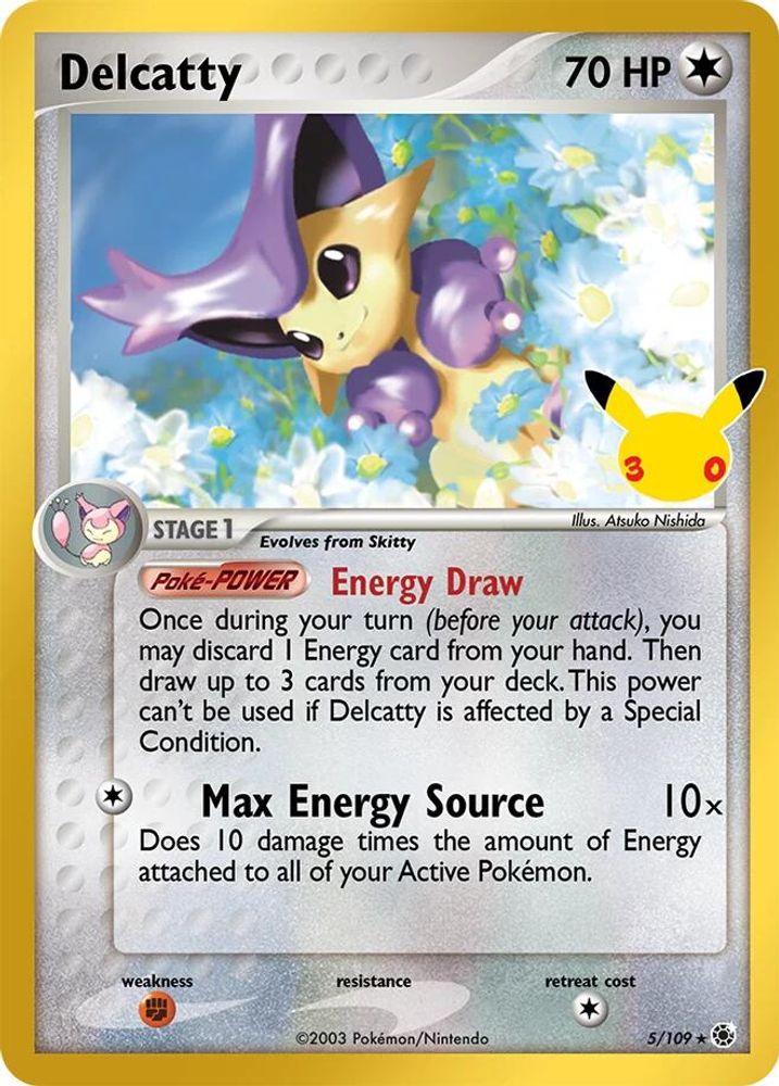 Delcatty 005  - Holofoil ME 30th Celebration Classic Collection - Classic Collection