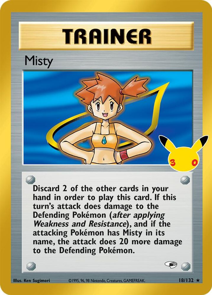 Misty 018  - Holofoil ME 30th Celebration Classic Collection - Classic Collection