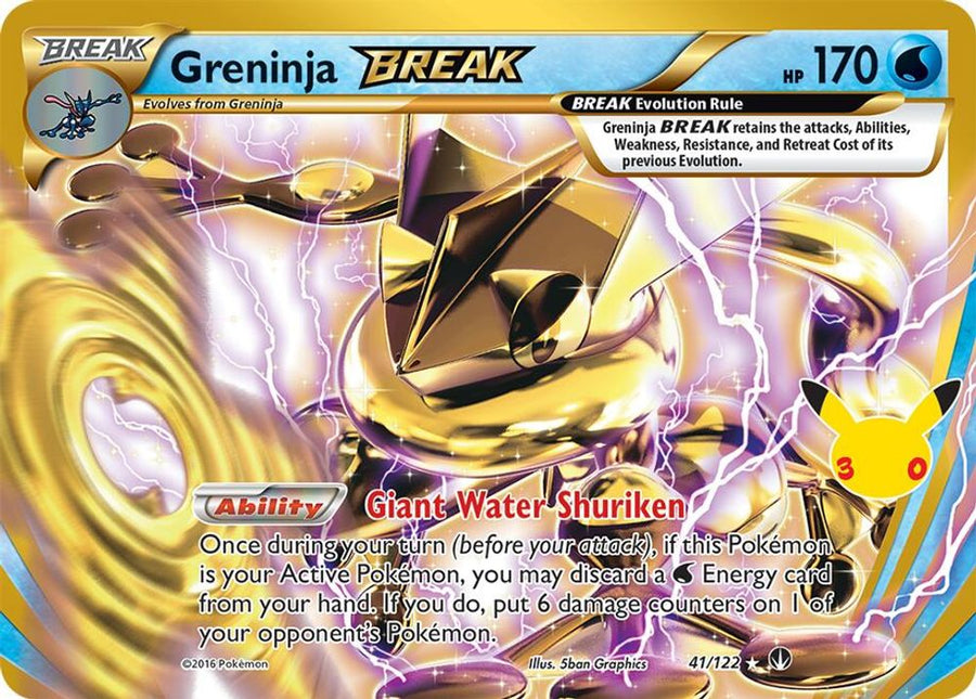 Greninja BREAK 041  - Holofoil ME 30th Celebration Classic Collection - Classic Collection