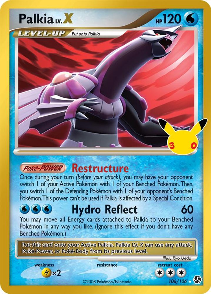 Palkia LV.X 106  - Holofoil ME 30th Celebration Classic Collection - Classic Collection