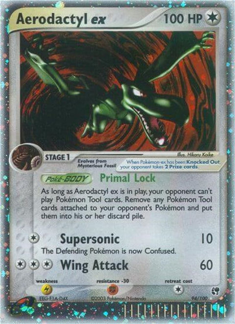 Aerodactyl ex  - Holofoil Sandstorm - Ultra Rare