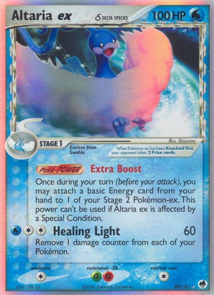 Altaria ex (Delta Species)  - Holofoil Dragon Frontiers - Ultra Rare