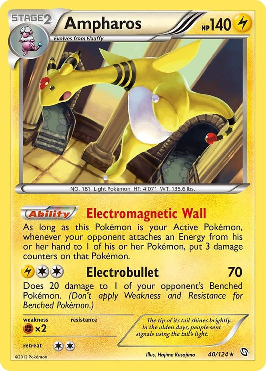 Ampharos  - Holofoil Dragons Exalted - Holo Rare