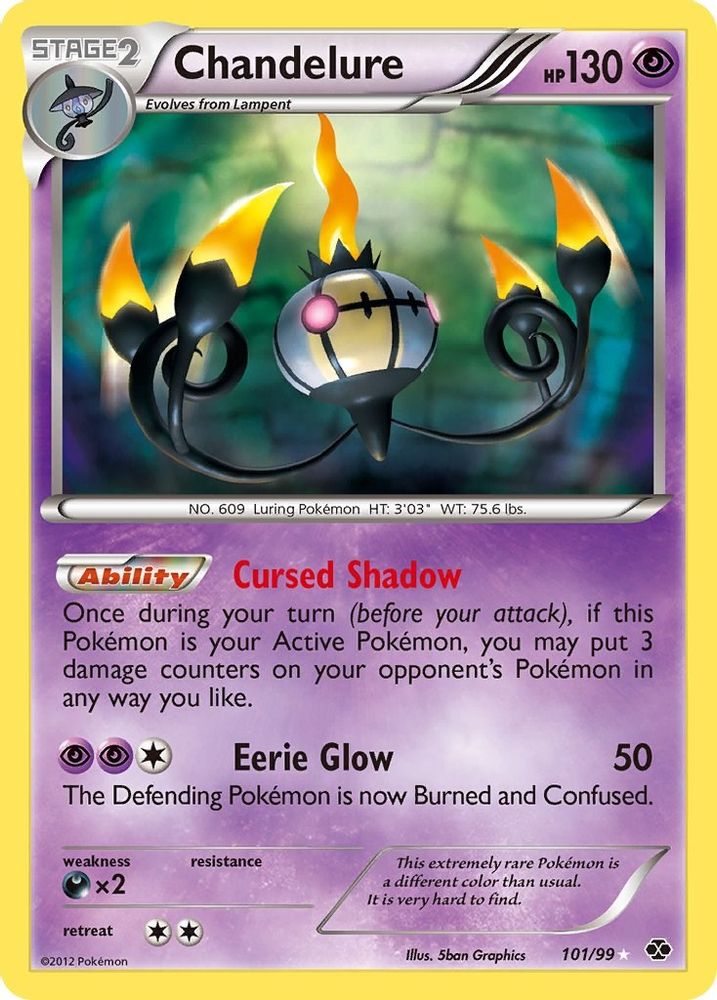 Chandelure (Secret)  - Holofoil Next Destinies - Secret Rare
