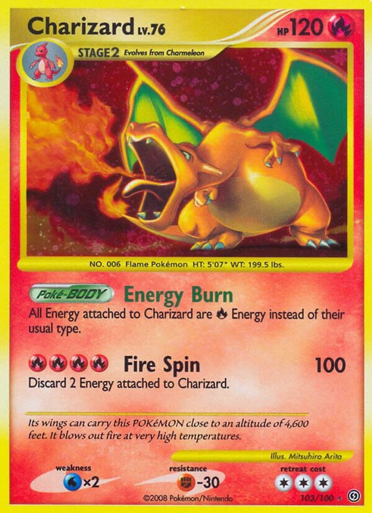 Charizard  - Holofoil Stormfront - Secret Rare