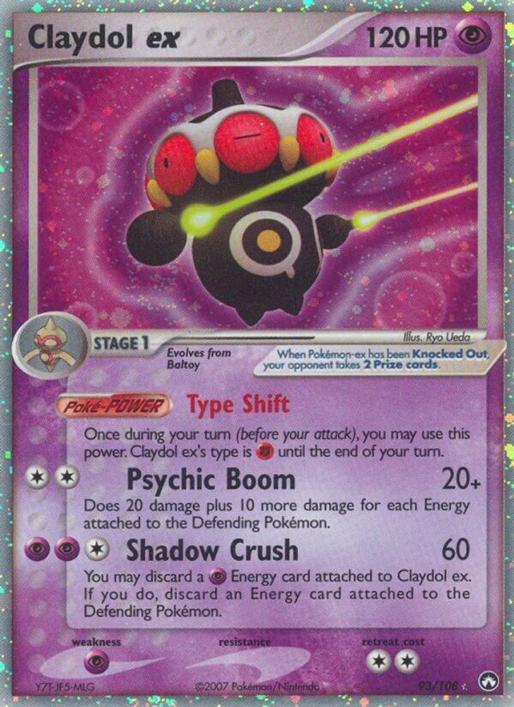 Claydol ex  - Holofoil Power Keepers - Ultra Rare