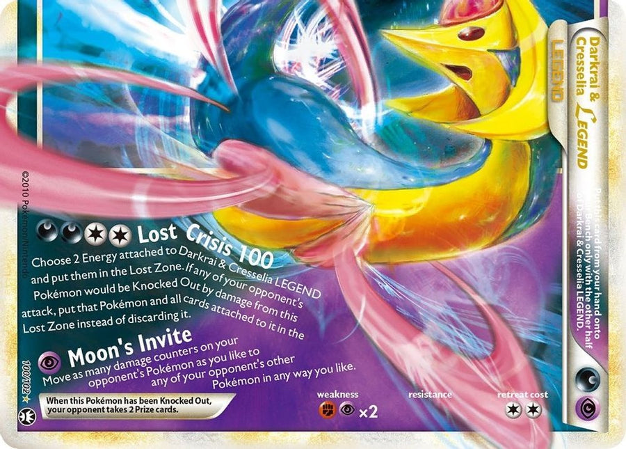 Darkrai & Cresselia Legend (Bottom)  - Holofoil Triumphant - Ultra Rare