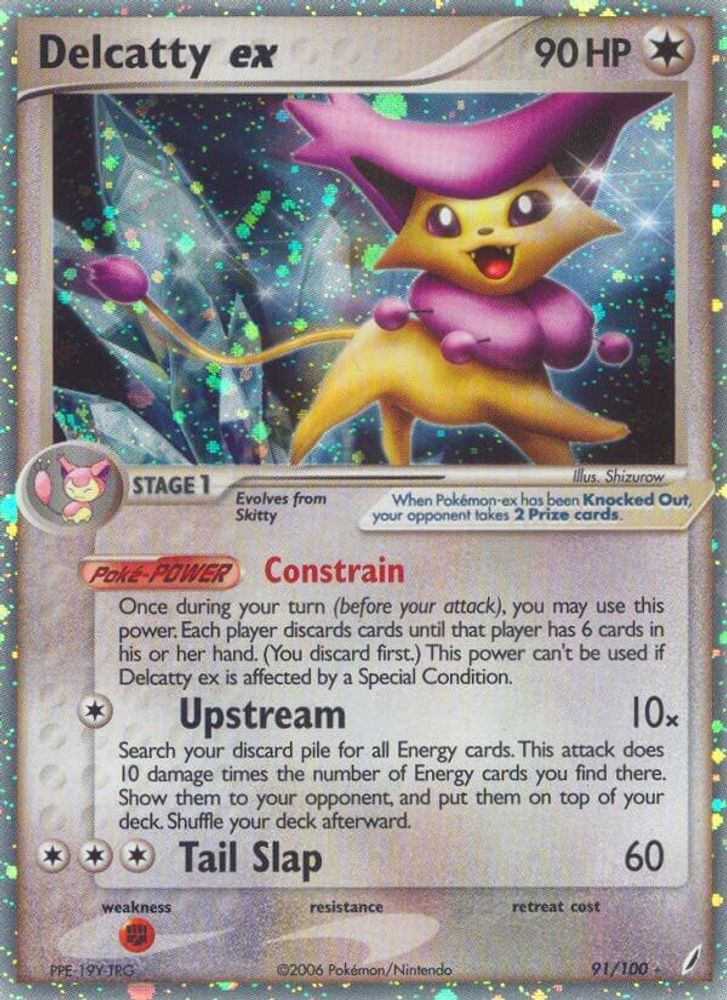 Delcatty ex/100  - Holofoil Crystal Guardians - Ultra Rare