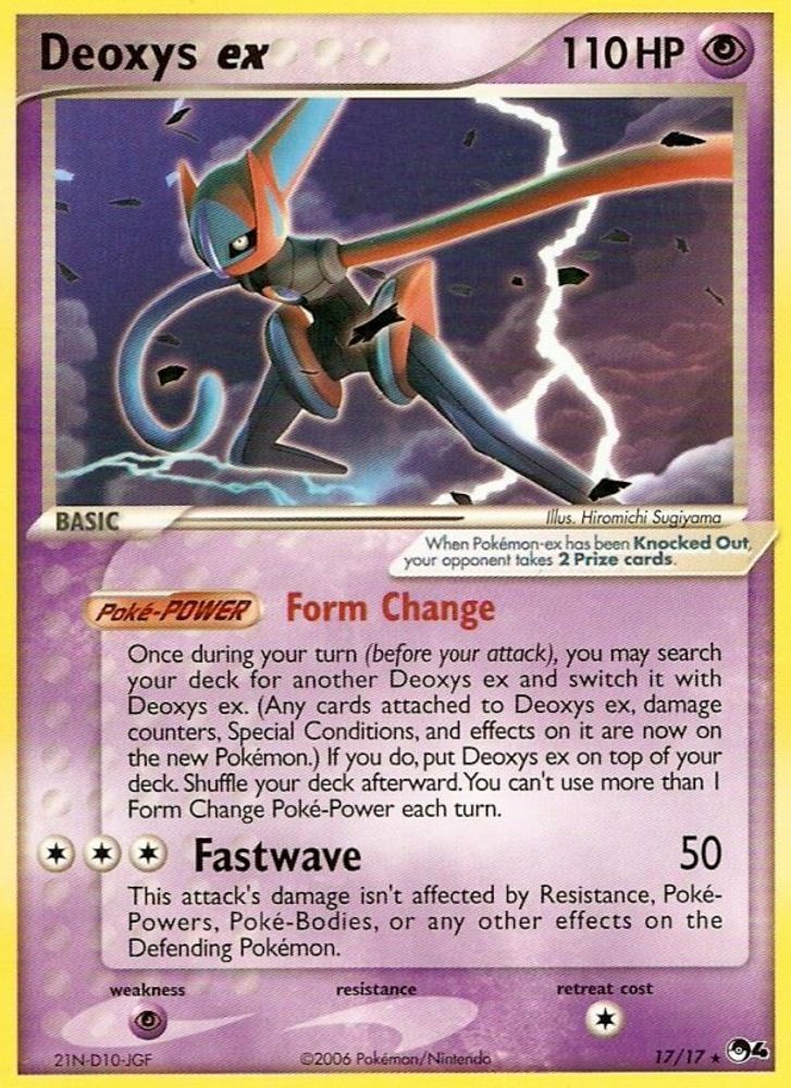 Deoxys ex  POP Series 4 - Ultra Rare