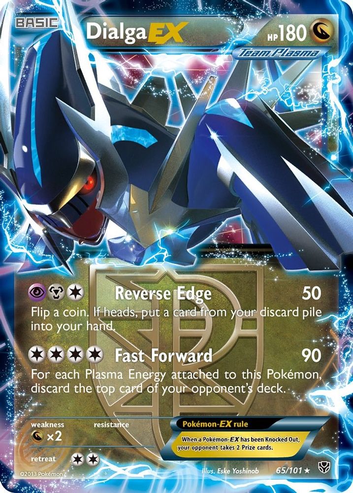 Dialga EX (Team Plasma)  - Holofoil Plasma Blast - Ultra Rare