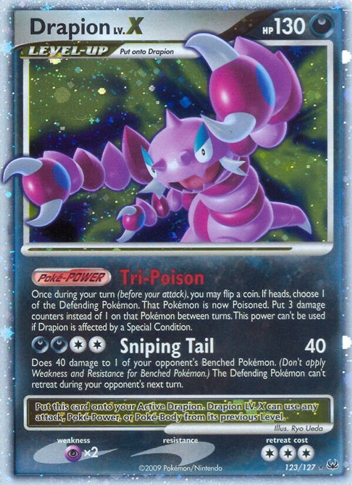 Drapion LV.X  - Holofoil Platinum - Ultra Rare