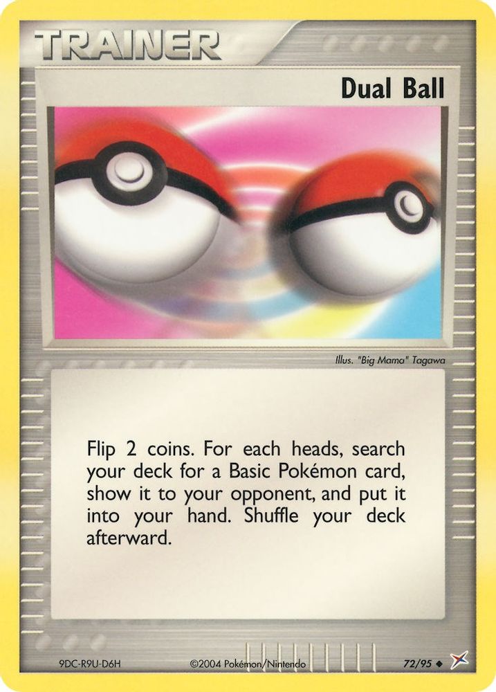 Dual Ball  - Reverse Holofoil Team Magma vs Team Aqua - Uncommon