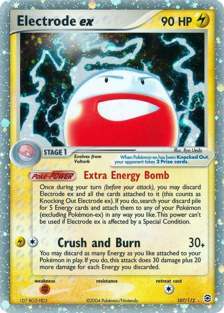 Electrode ex  - Holofoil FireRed & LeafGreen - Ultra Rare