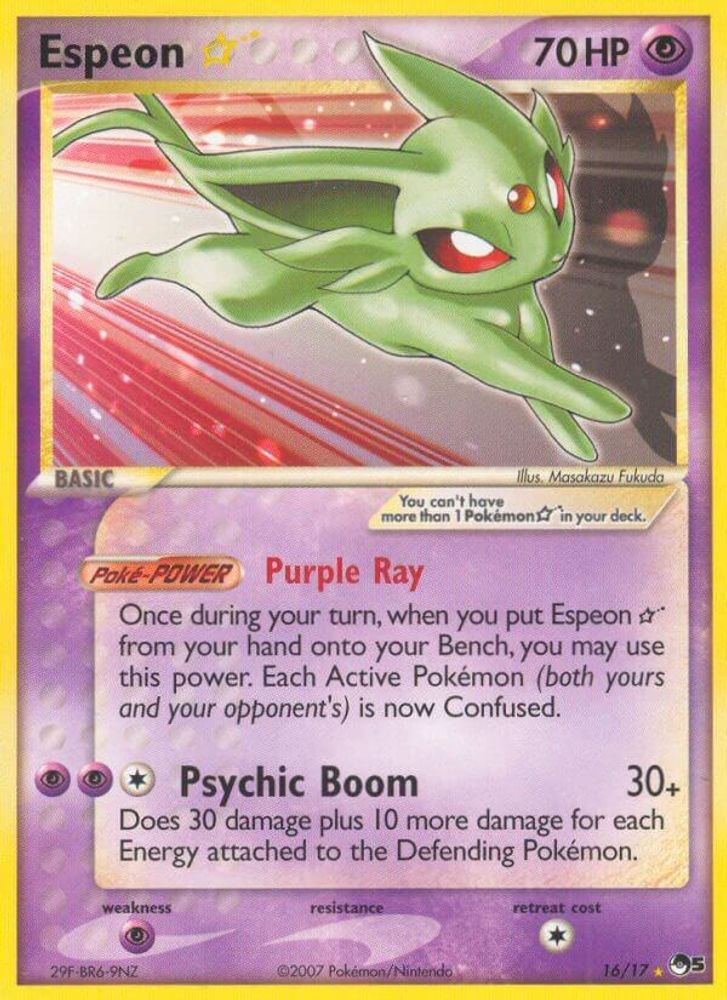 Espeon Star  POP Series 5 - Ultra Rare