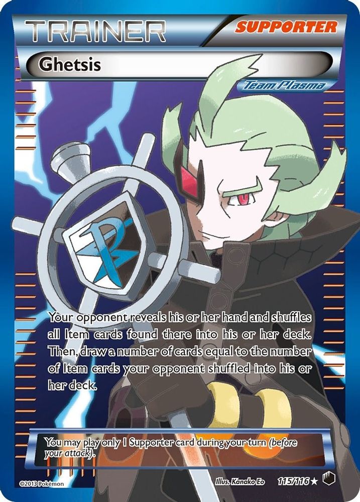 Ghetsis (Team Plasma) (Full Art)  - Holofoil Plasma Freeze - Ultra Rare